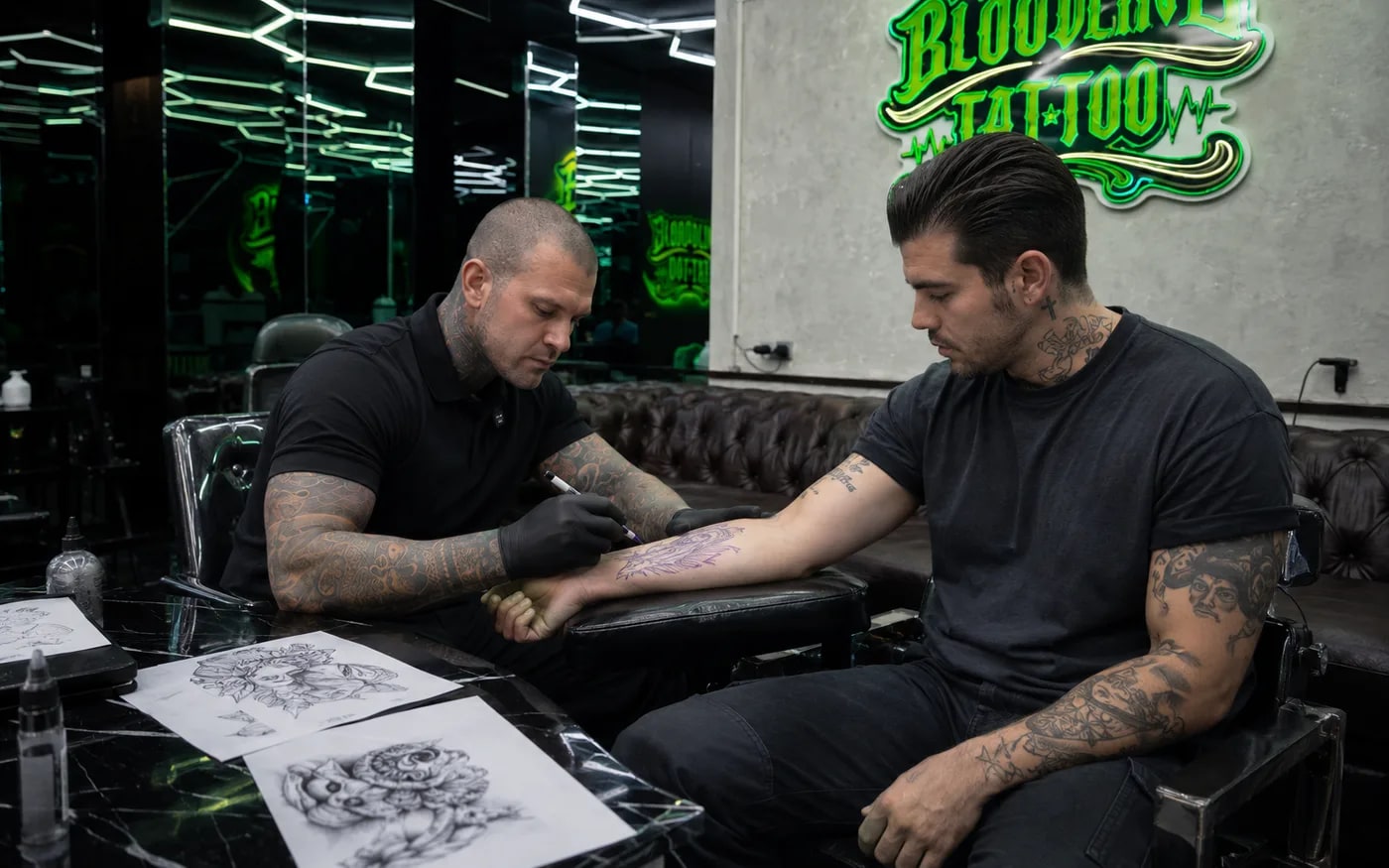 Tattoo design placement consultation in Bangkok